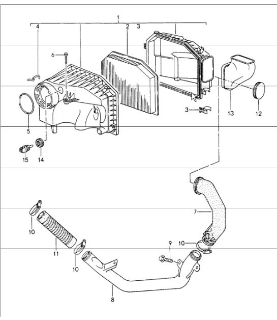 air cleaner 993 1994-98