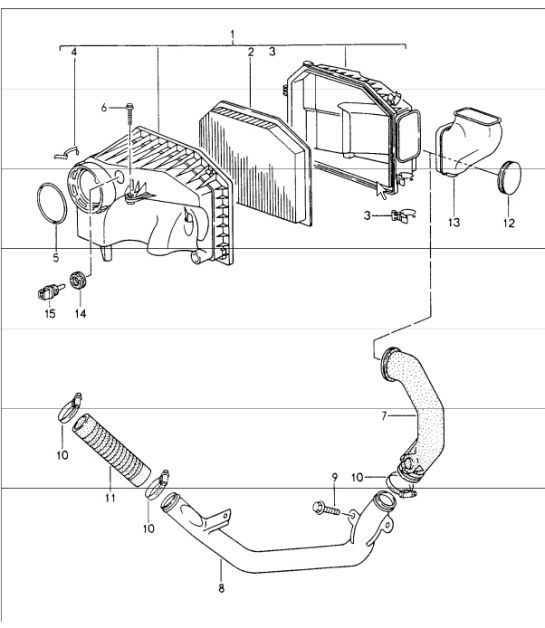 Diagram 106-00 Porsche Boxster 981 2.7L 2012-16 Motor