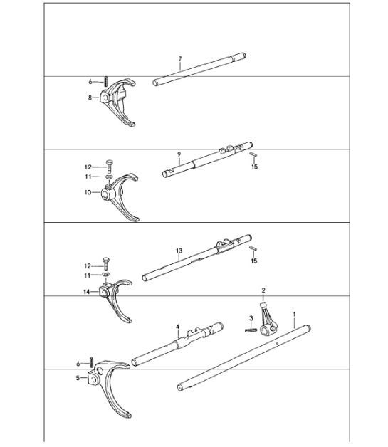 Diagram 304-00 Porsche Macan (95B) MK1 (2014-2018) Transmission