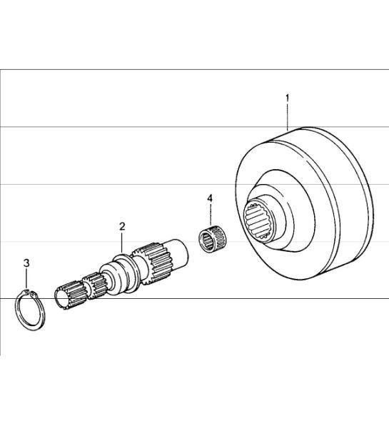 Diagram 305-10 Porsche 356 (1950-1965) Transmission