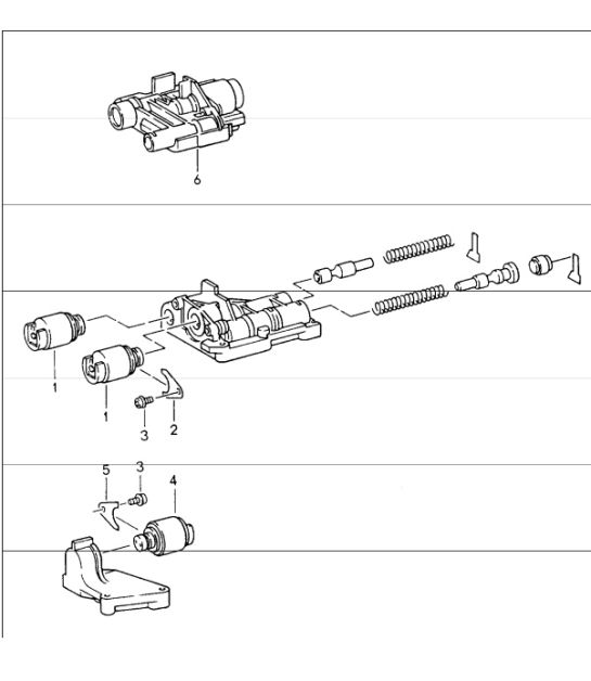 tiptronic solenoid valve 993 CARRERA A50.04/05 1994-98