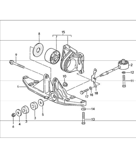 Diagram 370-00 Porsche Boxster 986 2.7L 2003-04 Transmisión