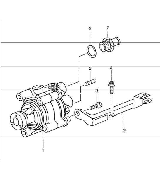 Diagram 403-03 Porsche 911 & 912 (1965-1989) Front Axle, Steering 