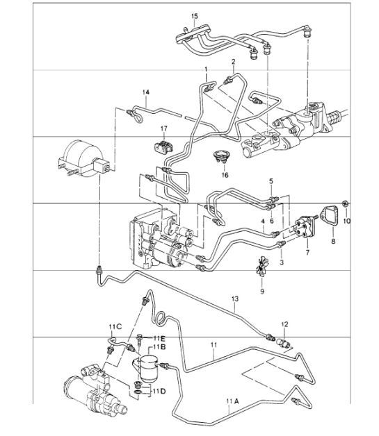 Diagram 604-09 Porsche 928 (1978-1995) 