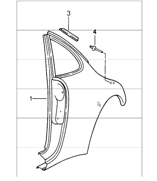 side section 993 COUPE 1994-98