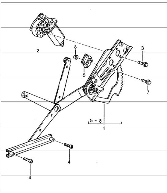 power windows electric 993 199498 Porsche Parts Diagrams Design 911