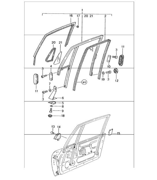 Diagram 804-25 Porsche Cayman 718C (982C) 2017>> Body