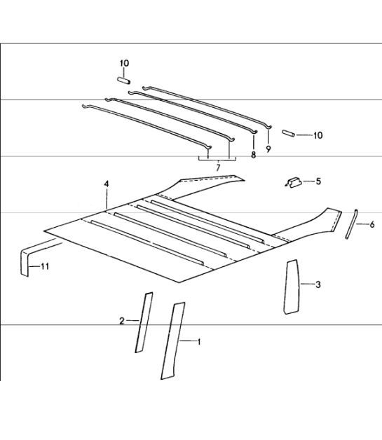 Diagram 807-06 Porsche 911 & 912 (1965-1989) Body