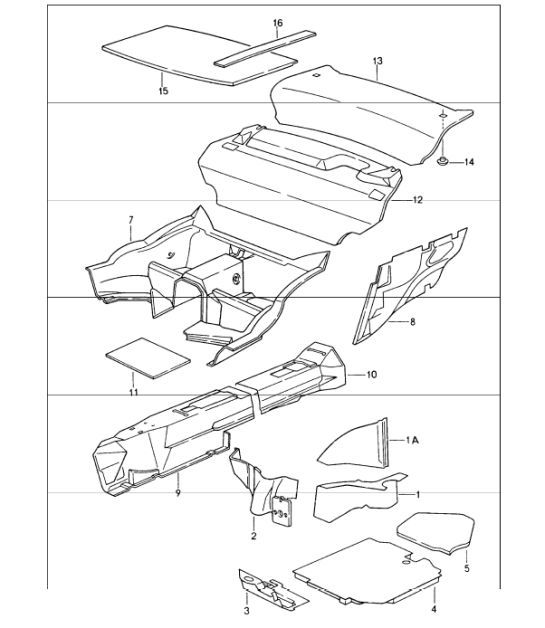 Diagram 807-15 Porsche 997 (911) MK1 2005-2008 Body