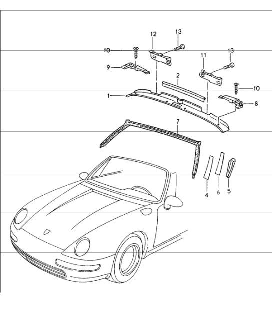 Diagram 811-05 Porsche 971.2 Panamera Turbo S 4.0L V8 2021-23 