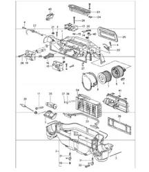 heater, air conditioner, single parts 993 1994-98