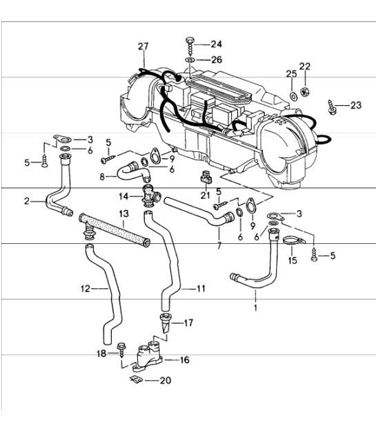 Diagram 813-10 Porsche 997 Carrera 4 3.6L 2005>> Body