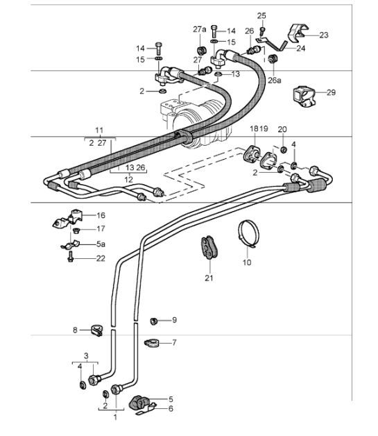 Diagram 813-30 Porsche Boxster S 718 2.5L Manual (350 ch) Carrosserie
