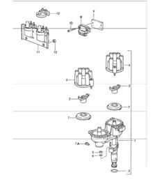 engine electrics - 1 - for 993 CARRERA/4 M64.05/06/21/22 and 993 CARRERA RS M64.20 1994-98