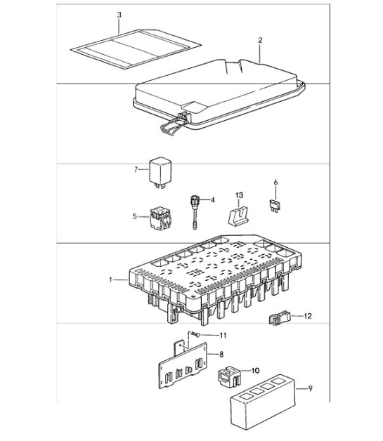 central electrical system 993 1994-98