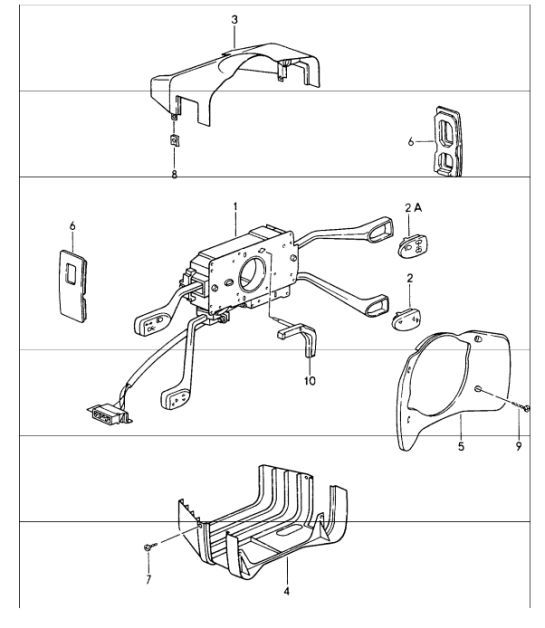 Diagram 903-10 Porsche 991.2 Cabriolet 4 3.0L (370 Bhp) 2016-19 Electrical equipment