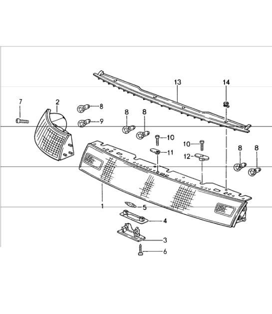 Diagram 905-05 Porsche Macan (95B) MK1 (2014-2018) Electrical equipment