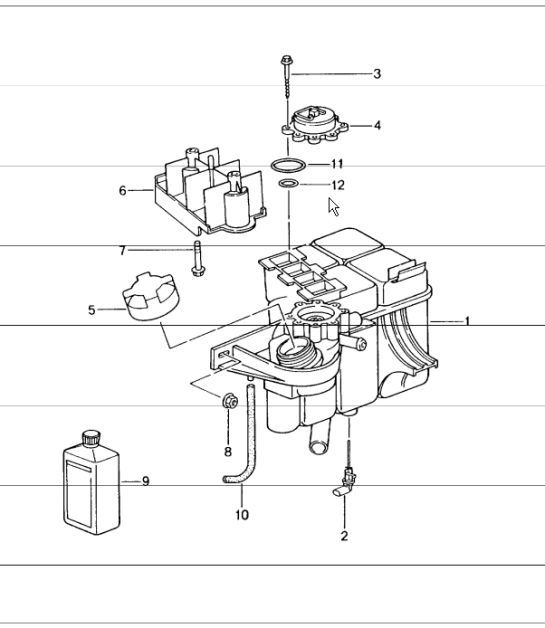 water cooling - 4 - for 996 CARRERA 2/4/4S M96.01/02/03/04 1998-05