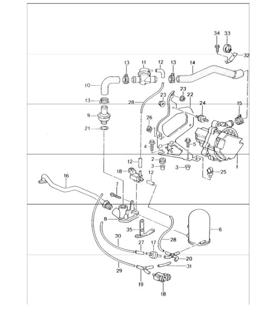 air injection 996 CARRERA 2/4/4S M96.01/02/03/04 1998-05