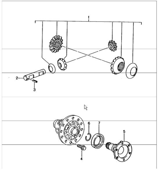 Diagram 305-00 Porsche Macan (95B) MK1 (2014-2018) Transmission