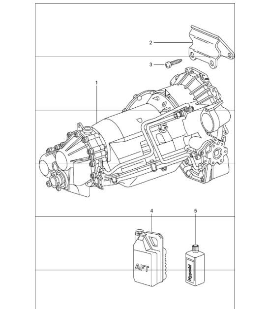Diagram 320-02 Porsche Macan (95B) MK1 (2014-2018) Transmission