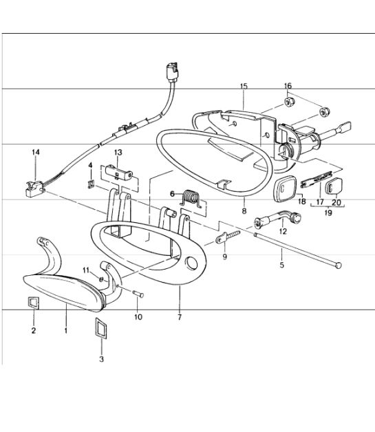 door handle 996 1998-05