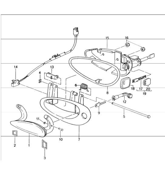 Diagram 804-20 Porsche Boxster S 986 3.2L 2003-04 Body