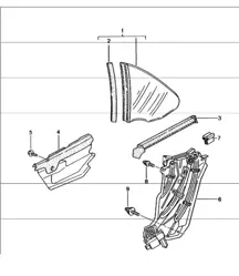 rear window 996 CABRIO 1998-05