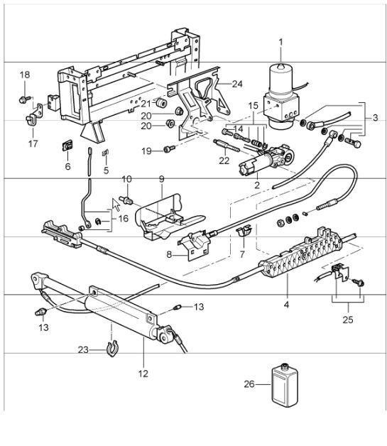 Diagram 811-12 Porsche 996 (911) (1997-2005) Body