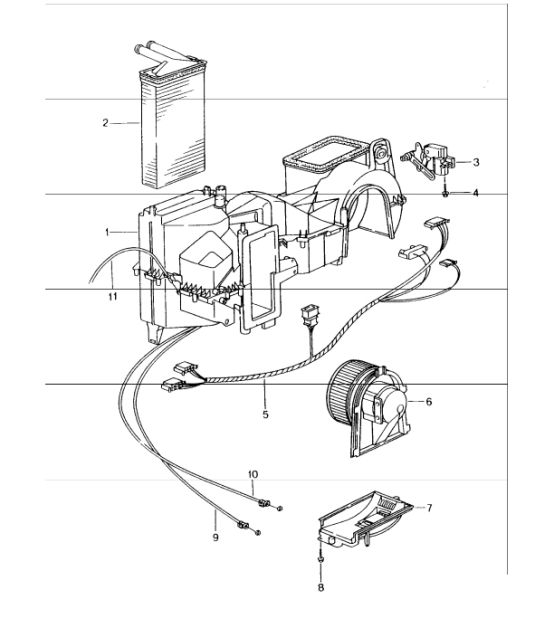 heater single parts 996 1998-05