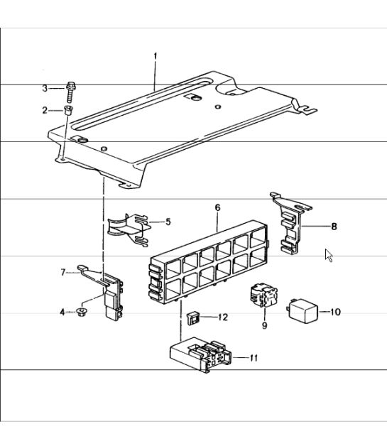 central electrical system rear end 996 1998-05