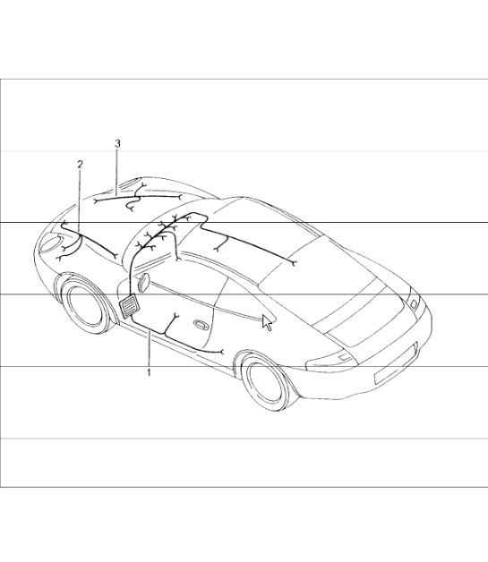 Diagram 902-10 Porsche 991 Cabriolet 4S 3.0L (420 PS) Elektrische Ausrüstung