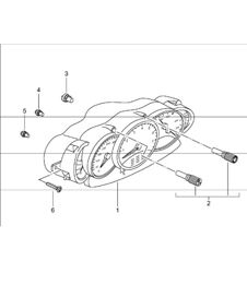 instruments complete IX45/X71 for 996 2001 ONWARDS