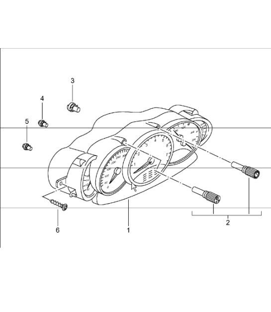 Diagram 906-02 Porsche Boxster 986/987/981 (1997-2016) Elektrische apparatuur