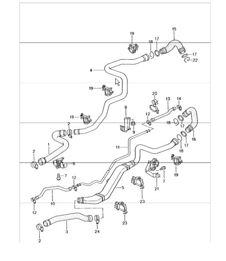 water cooling - 1 - for 996 TURBO 2001-05