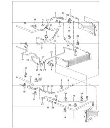 water cooling - 2 - for 996 TURBO 2001-05