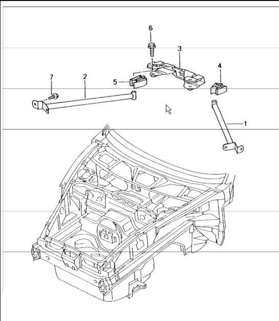 dome strut 996 TURBO 2001-05