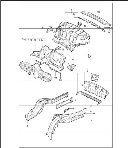 rear end 996 TURBO 2001-05