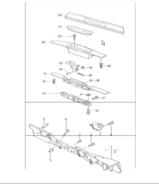 lining door sill 996 TURBO 2001-05