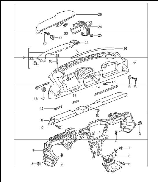 Diagram 809-00 Porsche Boxster 718 (982) 2017>> Body
