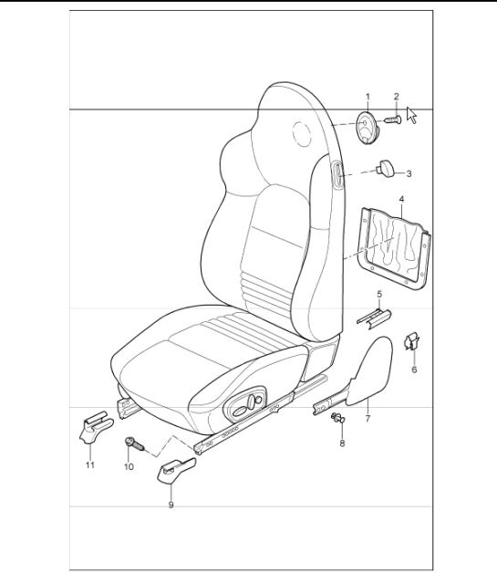 sports seat 996 TURBO / GT2 2001-05
