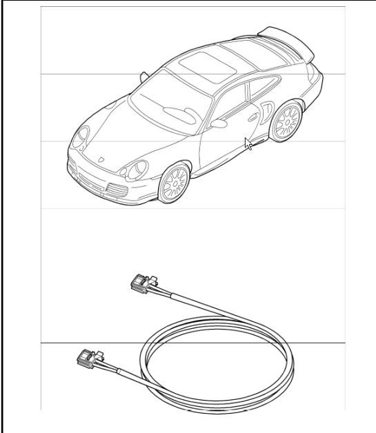 optical waveguide 996 TURBO 2003 ONWARDS
