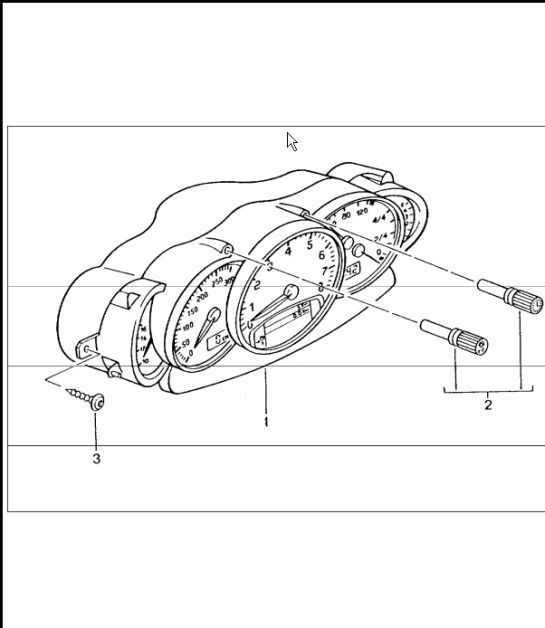 instruments complete 996 TURBO 2001-05