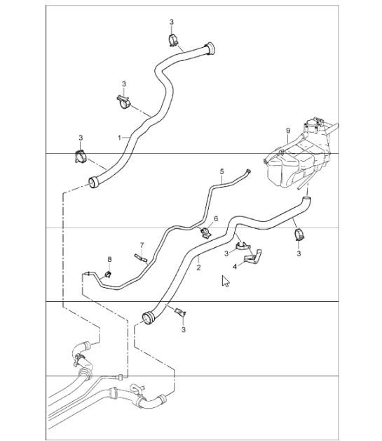 Diagram 105-05 Porsche 955  Cayenne Turbo S 4.5L 2006>> Engine