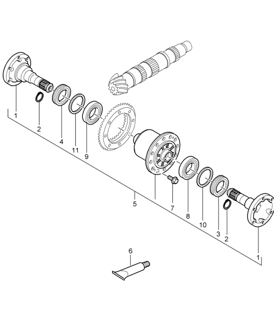 Diagram 305-00 Porsche 928 (1978-1995) 