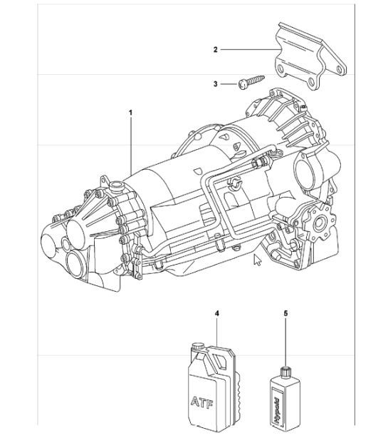 Diagram 320-00 Porsche 356 (1950-1965) Transmission