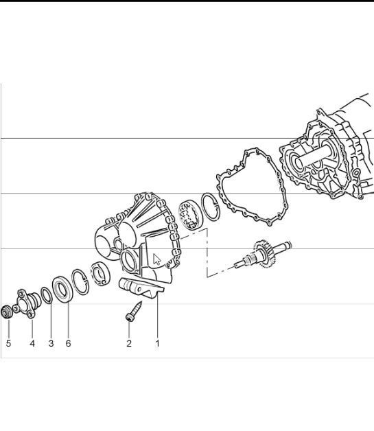 Diagram 320-01 Porsche Cayman 987C / 981C (2005-2016) Transmission