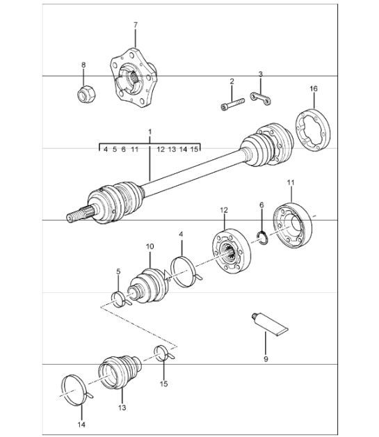 Diagram 501-05 Porsche Macan (95B) MK3 2022>> 