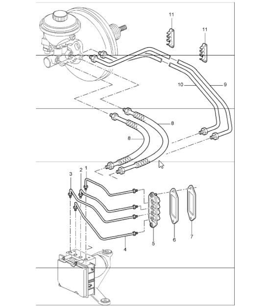Diagram 604-05 Porsche Panamera 971 MK1（2017-2020 年） 