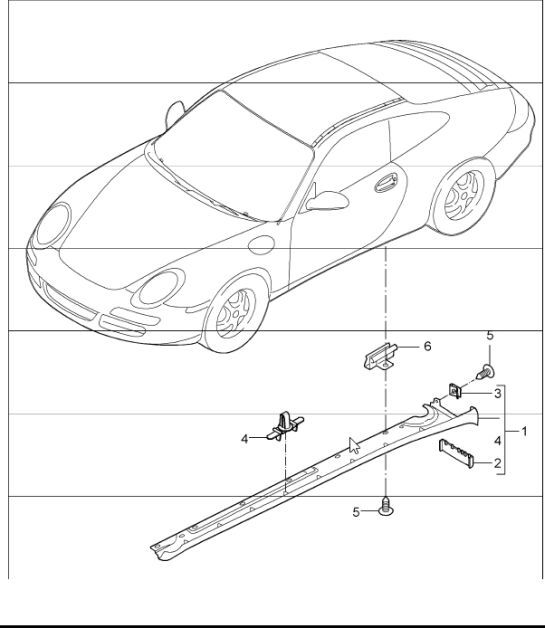Diagram 810-05 Porsche Macan (95B) MK1 (2014-2018) Body